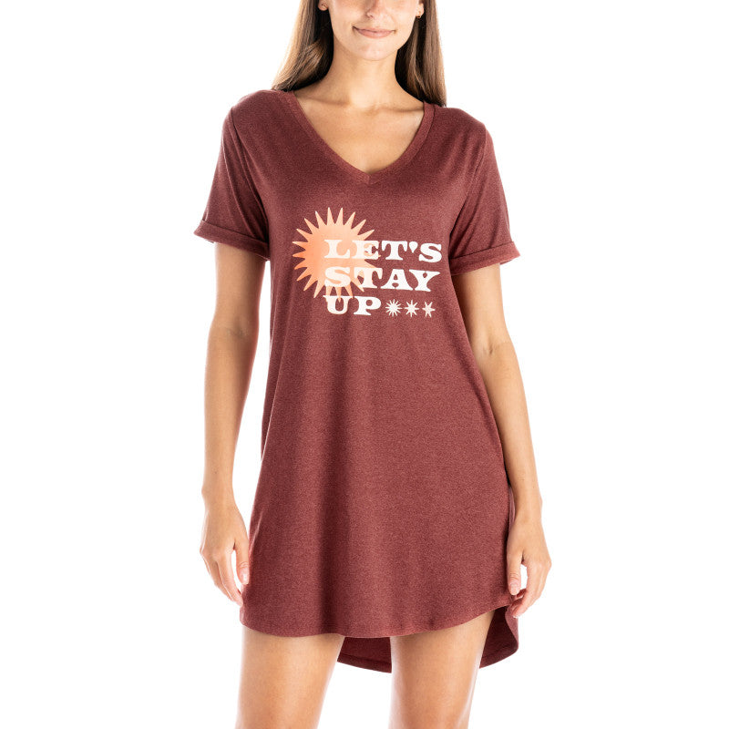 Let Me Sleep Sleep Shirt Let's Stay Up