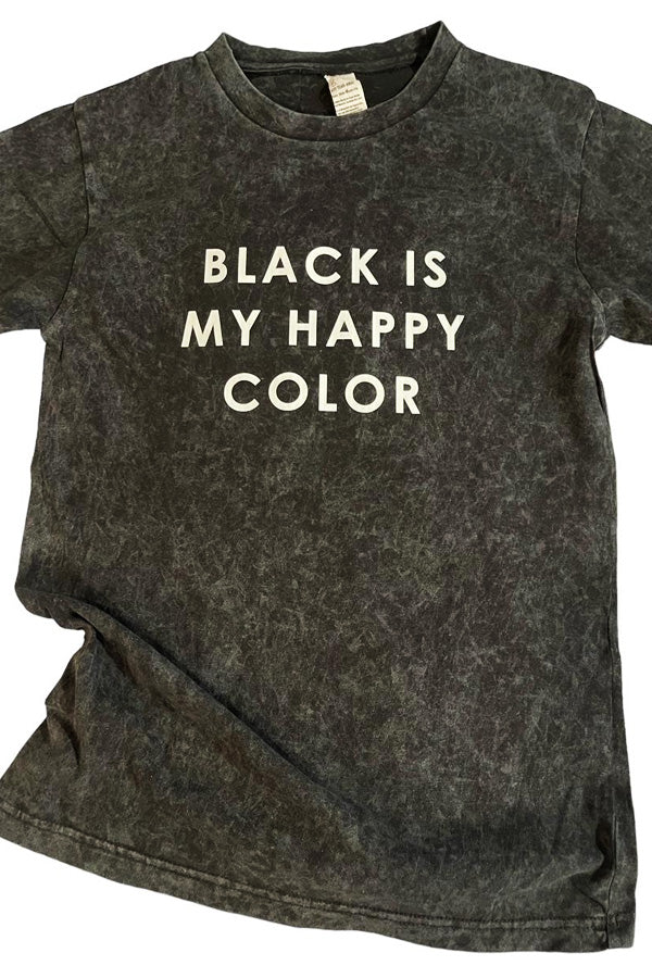 Black Is My Happy Color Tee