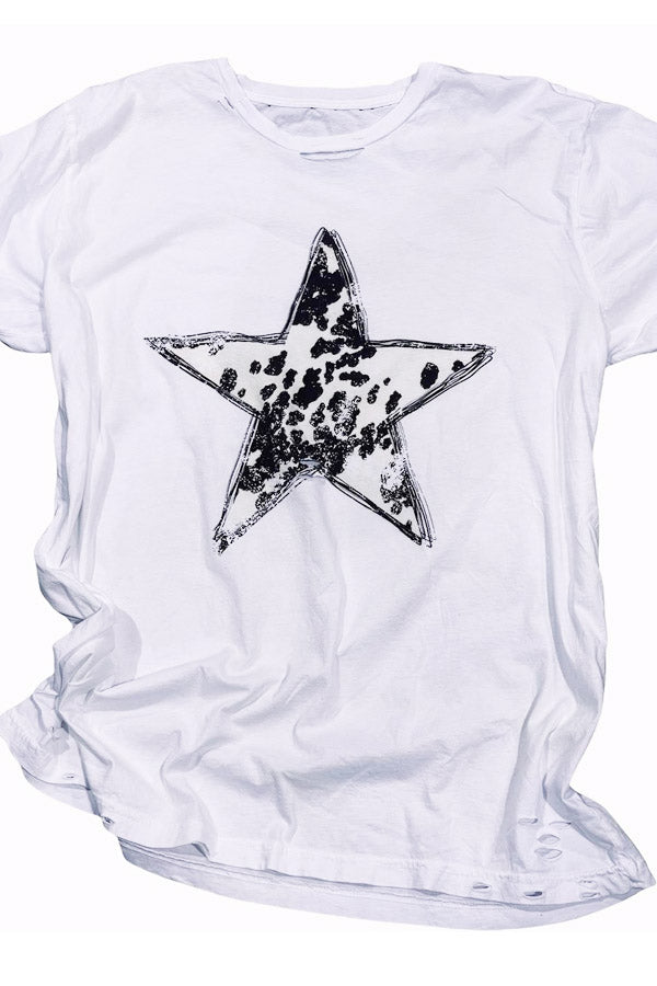 Cowstar USD White Tee