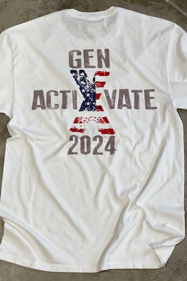 Gen X Activate White Tee