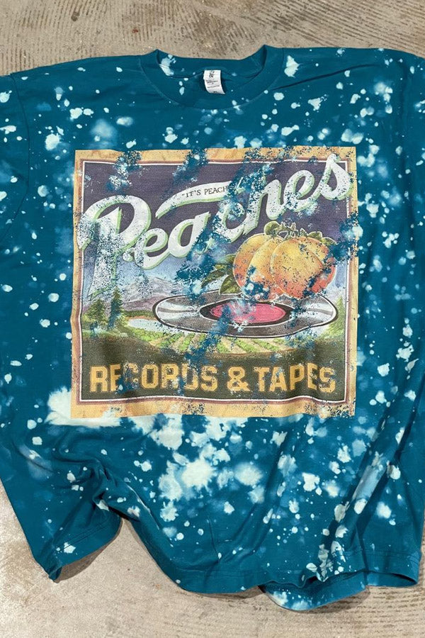 Peaches Rec and Tape Bleach Tee