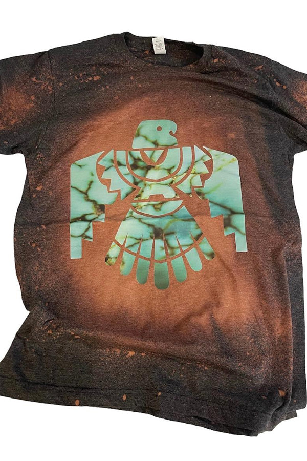 Thunderbird Crackle Bleach Tee