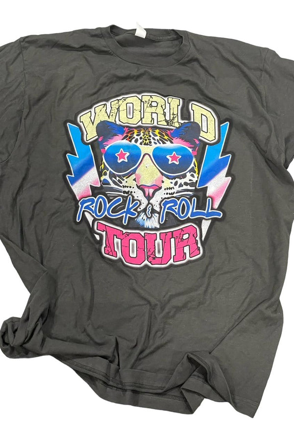 World Tour Leopard Tee