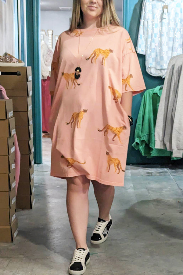 Cheetah Girl Graphic Dress