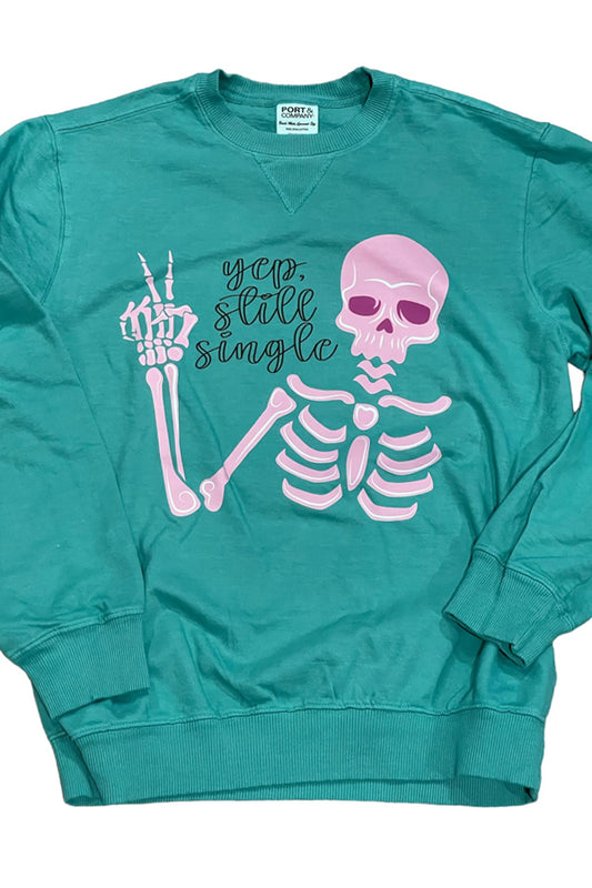 Still Single Skeleton Sweatshirt