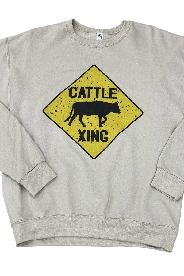 Cattle Crossing Crewneck