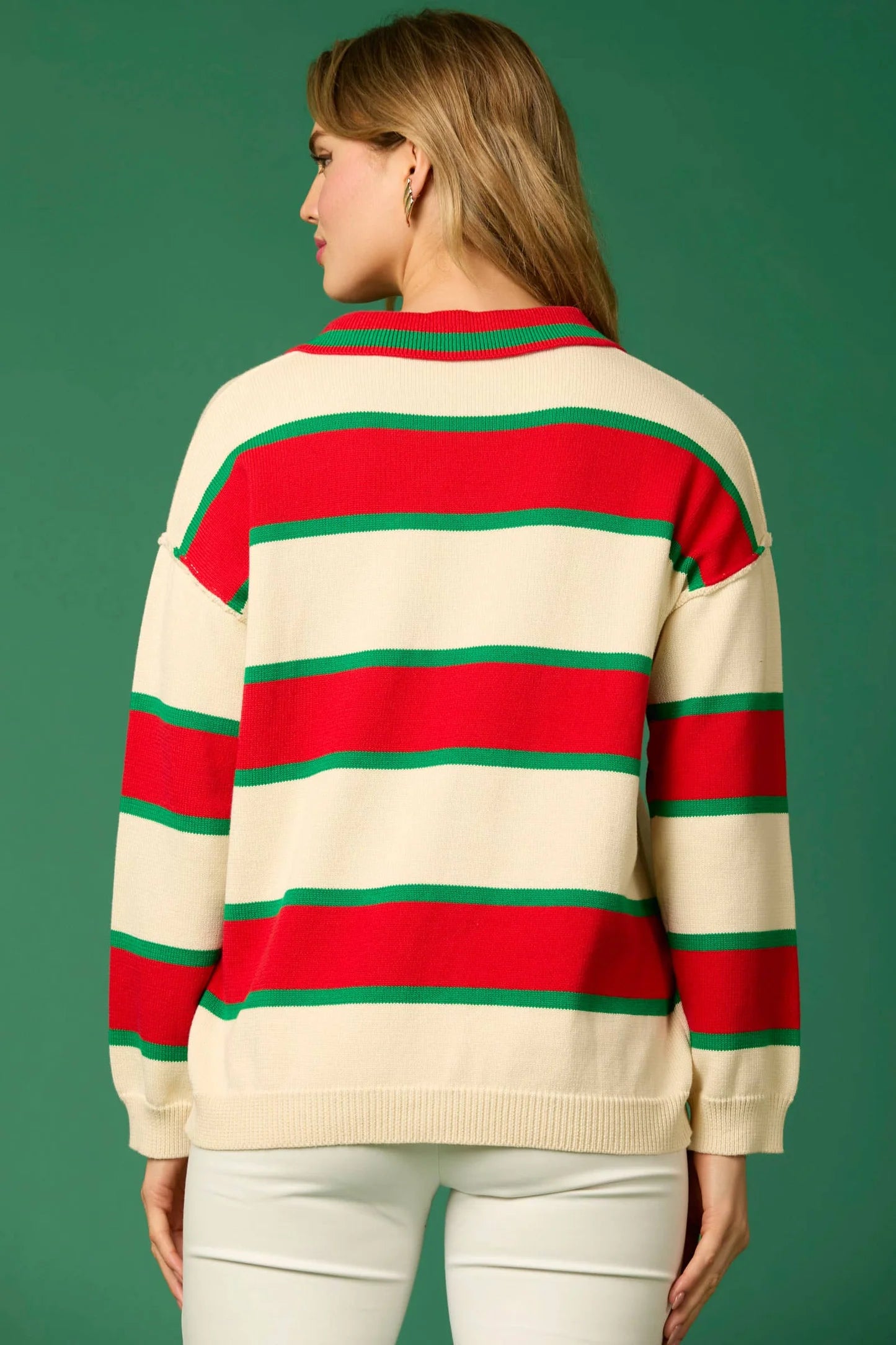 Festive Stripes Sweater