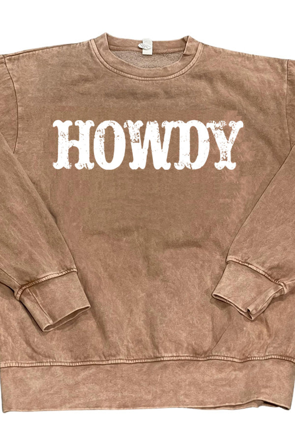 Howdy Mineral Wash Sweatshirt