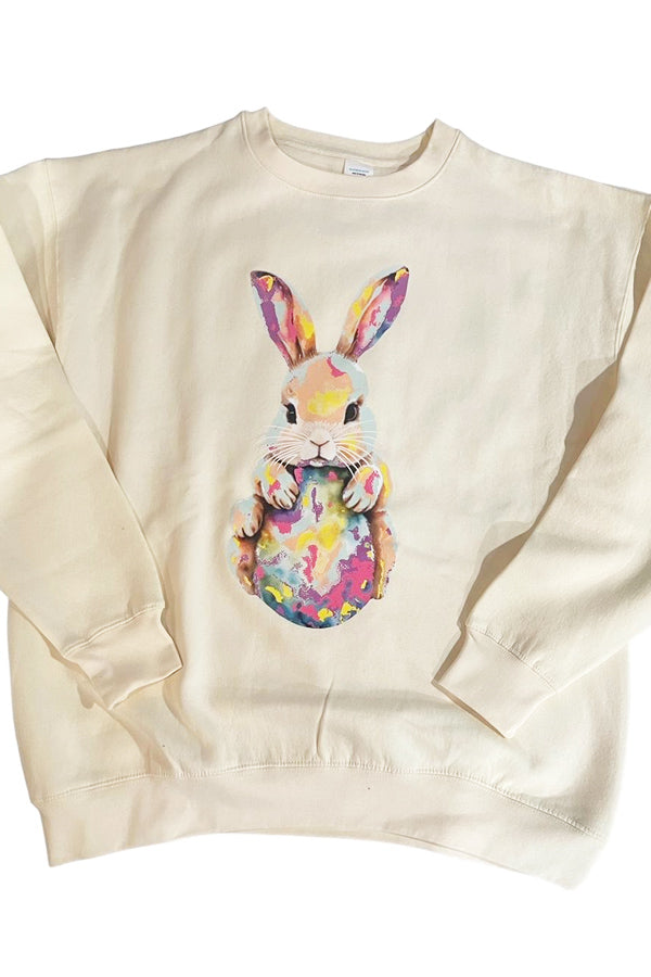 Layered Bunny Soft Sweatshirt