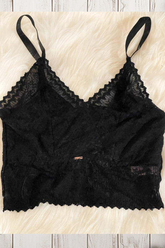 JadyK Skye Lace Black Gorgeous styling make this a must-have for all your fashion apparel that needs a little extra coverage. Wear alone or under anything, this beautiful bralette will make you feel and look fabulous. No padding in this style. See sizing chart to help know what you need.