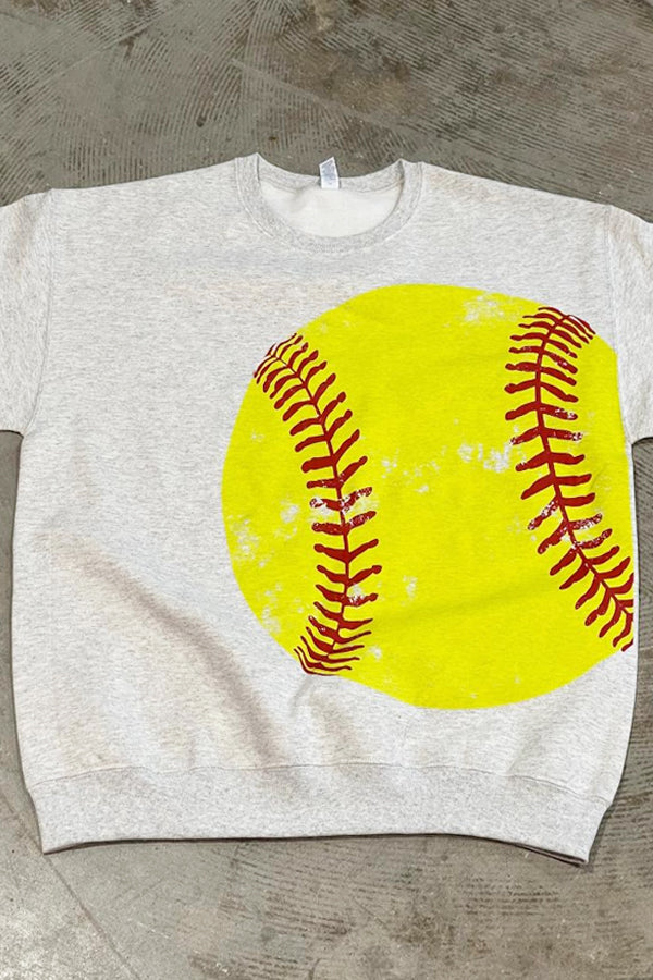 PEEKING SOFTBALL SWEATSHIRT