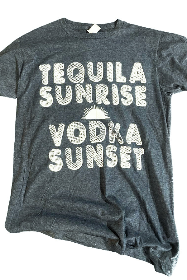 Tequila Sunrise Vodka Sunset Tee