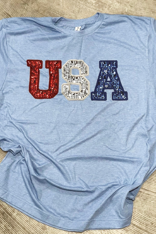 USA Faux Sequins