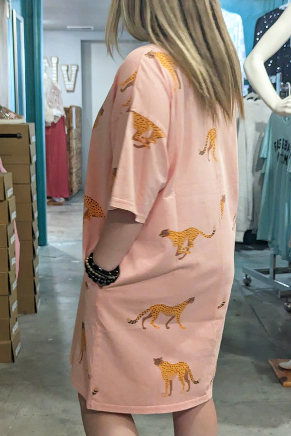 Cheetah Girl Graphic Dress