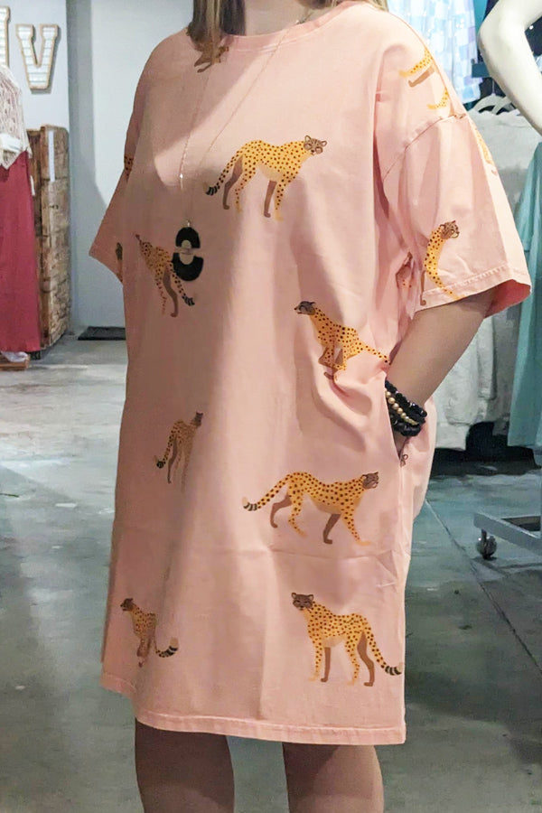Cheetah Girl Graphic Dress