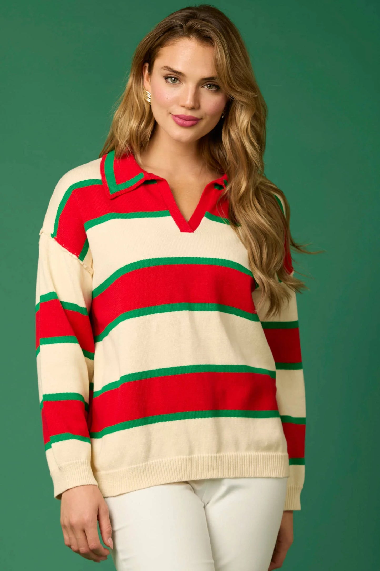 Festive Stripes Sweater