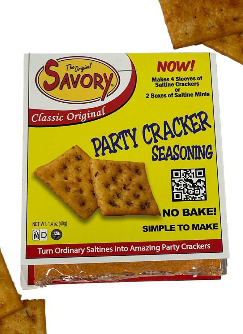 Classic Original flavor is our most popular.  It has a bold, unique taste without being too hot or spicy.  This is the Original Saltine Seasoning and our most popular flavor frequently described as “AMAZING!” The seasoning packet includes 1.4 oz. of the Original flavored seasoning. Mix with 1 2/3 cup of Canola oil and 4 sleeves of Saltine Crackers.